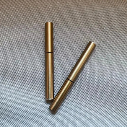 New Brass NunchakuLighter Windproof Mini RetroGrinding Wheel Ignition FlintFireless Men's Smoking ToyGift