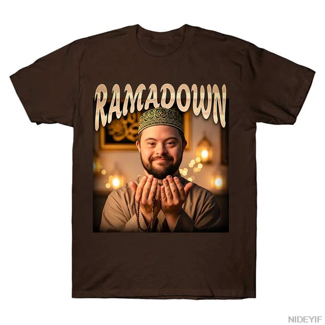 RAMADOWN MEME T-shirt For  Women  T Shirts Short Sleeve Tops