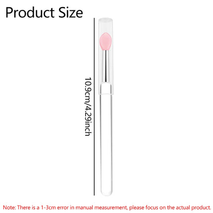 3/15PCS Reusable Lip Brush Silicone Lip Mask Applicator Transparent Lipstick Tool For Lip Gloss Eyeshadow Brushes Makeup Tools