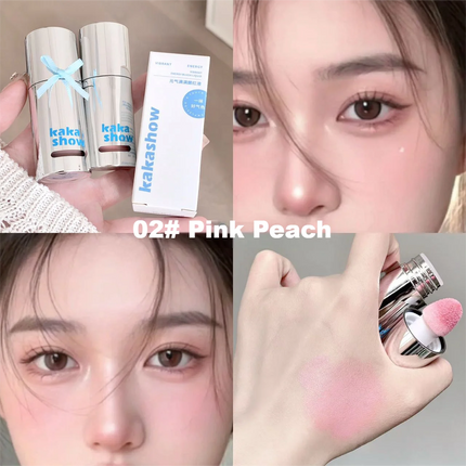 Kakashow Vitality Liquid Blush Moisturizing Water Light Long-lasting Makeup Easy to Smudge Liquid Rouge