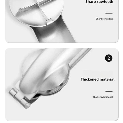 2025 Stainless Steel Chestnut Opener, Cross Shaped Chestnut, Household Multifunctional Peeling Tool, Chestnut Clip, Walnut Clip