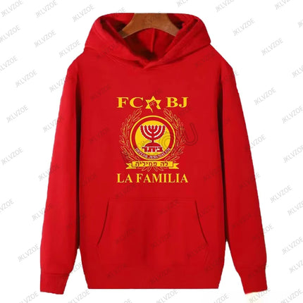 Spring Autumn Premium La Familia Beitar Long Sleeve Women Men Hoodies Cotton O-neck Sweatshirts High Quality Jerusalem Hoodies