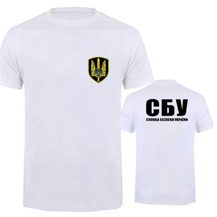 New Fashion Summer New Spetsnaz Ukraine Special Forces Alpha Group Military T-Shirt Print T Shirt Men