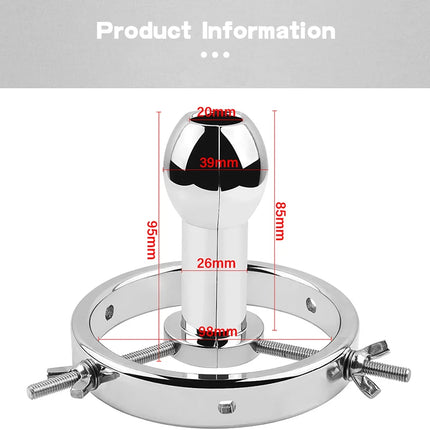 Stainless Anal Expander Adjustable Anal Expander Dilator SM Sex Toys for Men Gay Women Vaginal Anal Butt Plug Stretcher