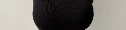Korean Sle Knitted Vest Women's Base Layer Tank Top Svel f High Collar Spring Autumn Winter Inner And Outer Wear