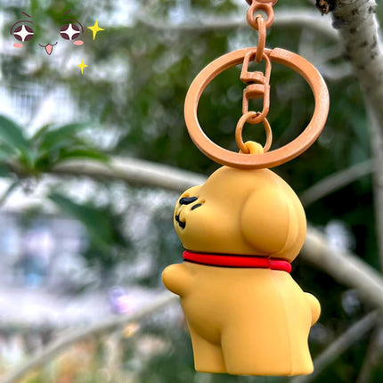 1Pair Cute Resin Bear Couple Magnetic Keychain Cartoon Animal Doll Bag Pendant Kawaii Key Chains Gifts for Lovers Ornaments