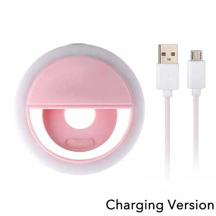 USB Charge LED Selfie Fill Light Adjustable Brightness Portable Rechargeable Fill Light For Photos/Live/Selfie Phone Accessories