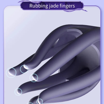 Powerful Vibrating Glans Trainer for Men Masturbator Penis G Spot Soft Fingertip Prolong Endurance Massage Vibrator Erotic Toys- VIBRATEUR