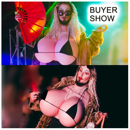 Dokier Realistic Fake Boobs Large Silicone Breast Form for Crossdresser Transgender Shemale Drag Queen Crossdressing S Z Cup