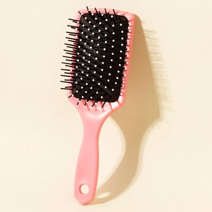 1PC Airbag Massage Hair Brush – Exfoliating Anti-Static Comb with ABS Plastic Handle, Styling Tool for Real Hair Wigs