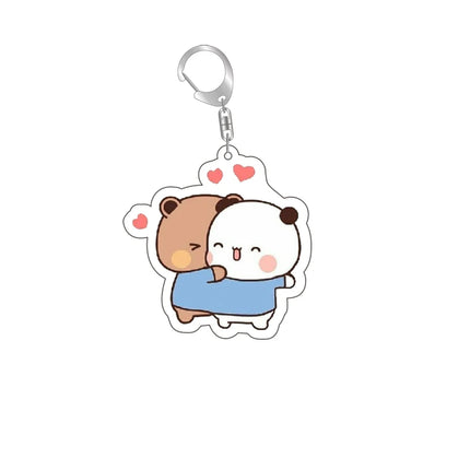 Cartoon Koop Star Keychain Cute Kawaii Purse Bag Backpack Car Key Chain Earbud Case Accessriose Collectors Fans Women Men Gift