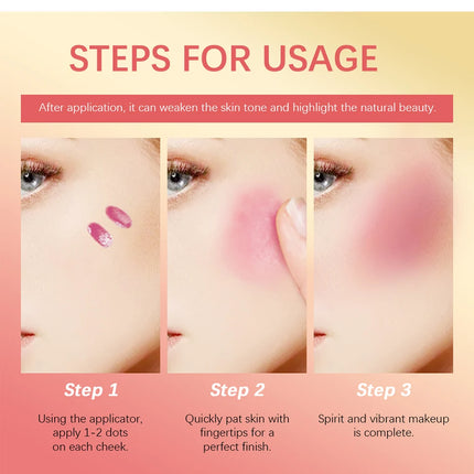 Blush Liquid Blusher Real Makeup Blush Matte Palette Blusher Cosmetics Products Liquid Cream Stick Pink Face raremakeup Beauty