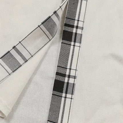 Plus Size 2025 Spring And Summer New Women's High Slit Plaid Hit Colour Casual Long Shirt Women's Button Down Shirt