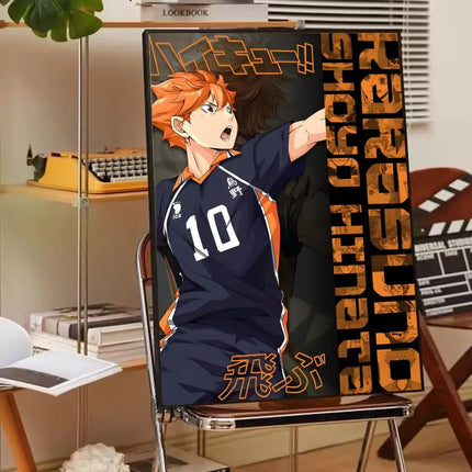 H-Haikyuu Anime Volleyball Poster Modern Waterproof HD Wall Art Decor For Home Living Room