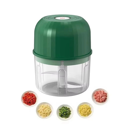 Electric Garlic Masher Garlic Masher Rechargeable 260ML Onion Chopper Portable Meat Grinder Household Kitchen Vegetable Blender