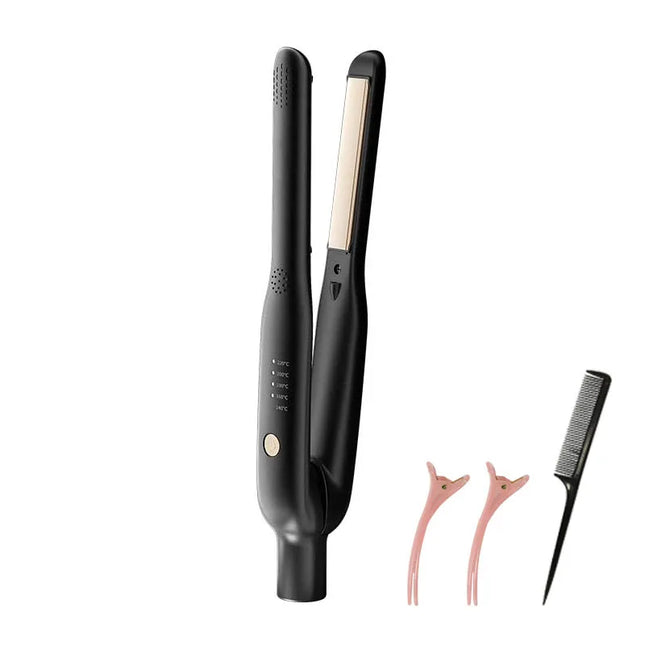 Mini Hair Straightening Flat Iron 2 In 1 Hair Straightener And Curler Portable Straightening Iron Constant Temperature