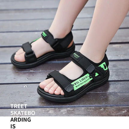 2026 Summer Kids Sandals Breathable Boys Sandals Soft Comfortable Children's Shoes Outdoor Beach Girls Lightweight Slippers