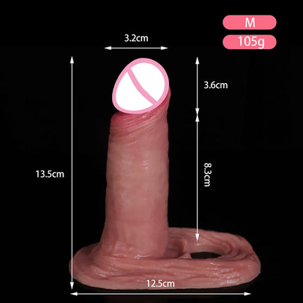 Soft  Penis Sleeve Penis Enlarger Large Silicone Condom Real Silicone Cock Enlargers For Man Delay Ejection Extend Dick Sex Toys