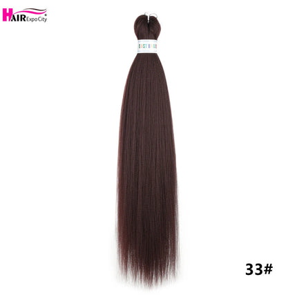 Easy Braids 26Inch Synthetic Jumbo Braids Hair Extensions Ombre Colorful Braiding Hair Pre Stretched Hair Expo City