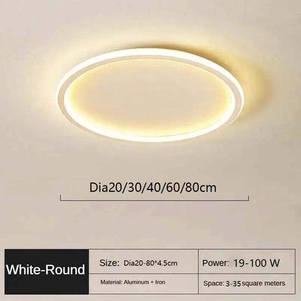 LED Modern Ultra-Thin Ceiling Light, Living Room, Bedroom, Balcony, Gold Black Circular Ceiling Light, Home Decoration Lighting