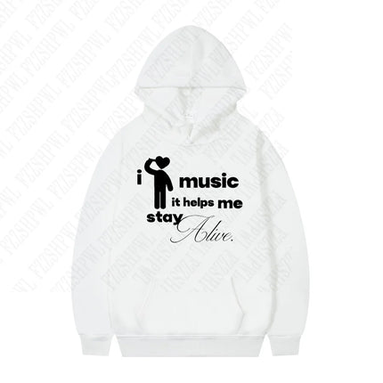 American retro y2k Millennium grey hoodie for women's autumn and winter new loose and personalized printed street casual hoodie