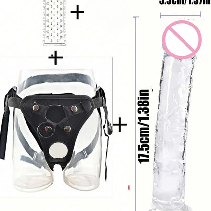 Wearable Strapon Penis for Lesbian G Spot Erotic Stimulator Adult Standard Size Panties Strap on Dildo Pants Sex Toys for Women
