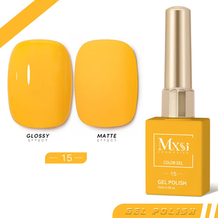 Mxsi Nails Polish 60 Colors Semi Permanent Nail Polish 15ml UV Lamp Nail Polish Hybrid Nail Art Salon Varnish Not Set
