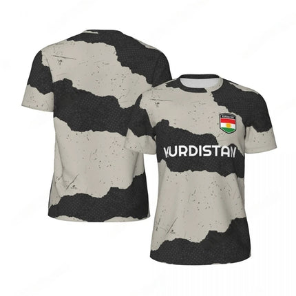 KURDISTAN 3D Print Sport Quick-dry Breathable Men T-shirt Outdoor Football Jersey Club Fan Team Short-sleeve Clothing Summer Top