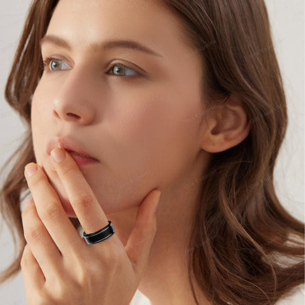 2026 Smart Ring Bluetooth Call Heart Rate Blood Pressure Monitor Men Women Smartring 5ATM Waterproof Health Multi Sports Rings