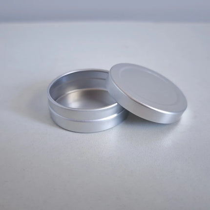 20 30 50pcs 15g Aluminum Empty Round Cosmetic Jars Container Fit Balm Spices Cosmetic Cream DIY Travel Storage Small Metal Box