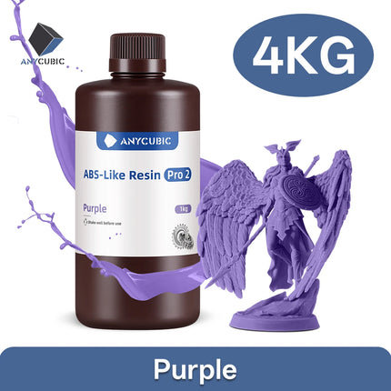 Newest 4pieces/lot Anycubic ABS Like Reisn 3d Resin High Precision UV 405nm For LCD SLA DLP Anycubic Photon Resin 3d Printer