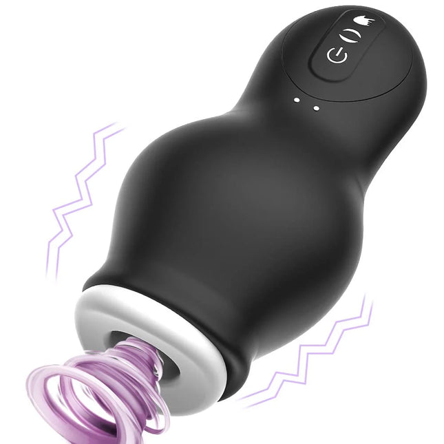 Automatic Sucking Male Stroker 7 Vibration Suction Modes 3D Realistic Texture Body Safe Material Solo Play Adult Toy for Men 18+