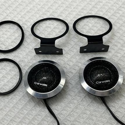 Aluminum Shell Car Universal Modified Audio Wire Ball Tweeter 120W HIFI Stereo Speaker Tweeter Is Easy To Install.