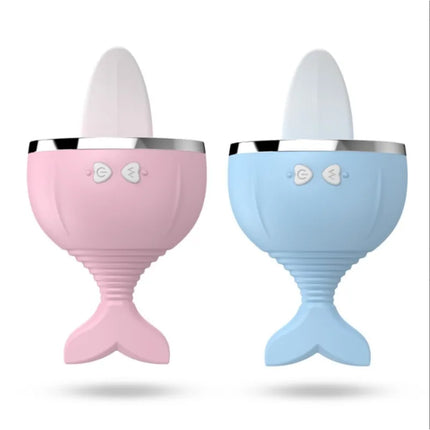Powerful 10-Speed Licking Sucking Vibrator G spot Vibrator Oral Nipple Stimulator Sucker Vagina Pussy Pump Masturbation Women