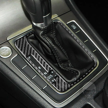 For Volkswagen Golf 7 GTI MK7 2013-2019 Carbon Fiber Gear Shift Air Outlet Window Lift Dashboard Suit Trim Car Interior Sticker