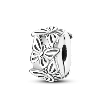 Charms 925 Sterling Silver Cute Cat Collection Charms Beads Paw Print Pendant Beads Fit Original DIY Bracelet Gift Women Jewelry