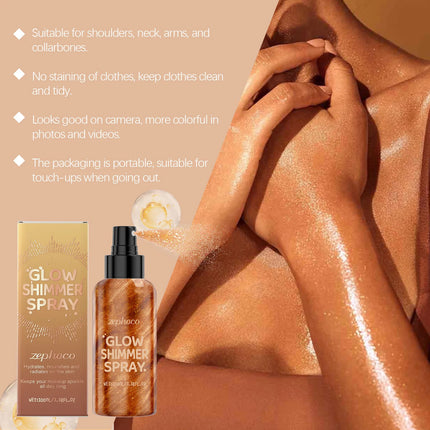 Body Liquid Highlighter Waterproof High Gloss Facial Contour Long Lasting Sequin Illuminating Moisturizing Brightening Makeup