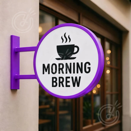 Custom Business Lightbox Sign Advertising Double-Sided Illuminated Personalized Customizable Auto Repair Shop Decor LED Signage
