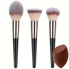 4Pcs BrownMakeupEgg
