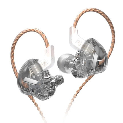 KZ EDX Wired Earphones With Microphone Dynamic HIFI Bass Music Earbuds In Ear Monitor Headphones Noise Cancelling Sport Headset