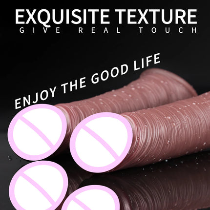 Realistic Penis Extender Soft Silicone Condom Enlargement Penis Sleeve Sex Toys for Men Sexual Tools Reusable Condom Cock Sleeve