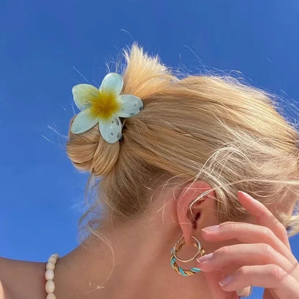 Fashion Flower Hair Clips For Women Bohemia Large Hair Claw Clamp Hairpins Barrettes Girls Beach Hair Accessories Headwear Gifts