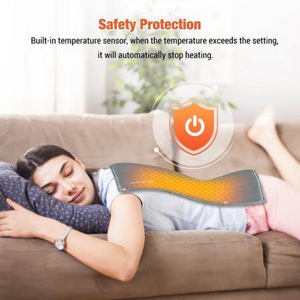 Electric Hand Warmer Portable Ultra-Soft Heating Pad Office/Travel Energy Saving USB Charging Home Graphene Abdomen Warming Pad