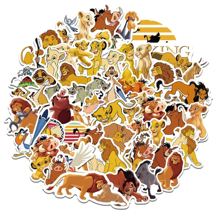 Lion King Simba Party Favors Animal Slap Bracelet Sticker Keychain Kids Birthday for Boys Festival Gifts Pinata Filler Gift