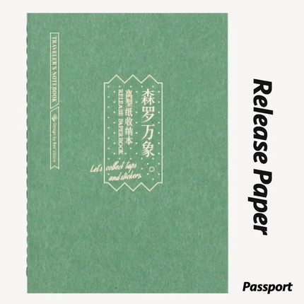 Fromthenon Traveler's Notebook Standard Passport Replacement Inner Page Travel Planner Journal Notebook Refill Supplies