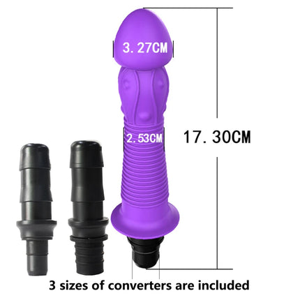 1pc Purple Silicone Massage Head, Fascia Gun Massage Head, with Multiple Uses, Including Three Interfaces, Used for Fascia Gun