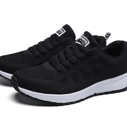 Women Casual Shoes Fashion Breathable Walking Mesh Flat Shoes Sneakers Women 2021 Gym Vulcanized Shoes White Female Footwear