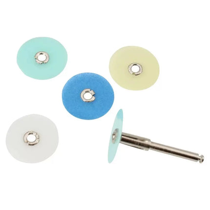 400/200PCS Dental Polishing Discs Gross Reduction Contouring Mandrel with handle Teeth Whitening dentistry polishing brush
