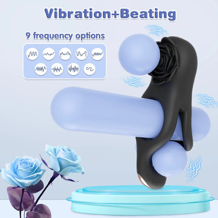 Penis Ring for Men Couple Semen Cock Ring Penis Ejaculation Delayed Vibrating Cock Ring Sex Erotic Toys For Male Ring For Adult