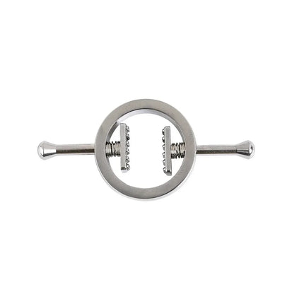 Metal Nipple Clamps Clips Stimulator Steel Nipple Breast Clamps Spring Pull Slave Bondage Flirting Women Sex Toy For Female